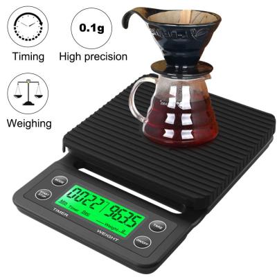 China Coffee Scale Food Scale Promotion Hot Sale Gift with Timer Drip Scale for sale