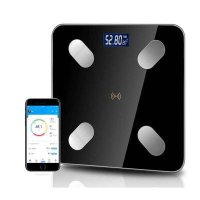 China Digital Beauty Disposable Body Fat Scale Human Gift BMI APP Weighing Smart Fashion Body Fat Scale for sale