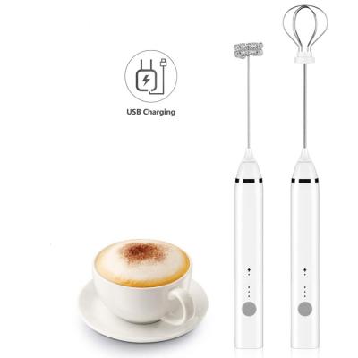 China Viable Electric Portable Milk Frother Machine Automatic Milk Tea Coffee Makers Milk Frother Beater for sale