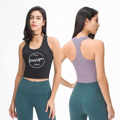 China Anti-pilling Summer Custom logo wholesale Plain Workout Wear Sleeveless  Women Vest Pure Color Fleece Fashion Hot  Womans Ribbed Tank Tops for sale