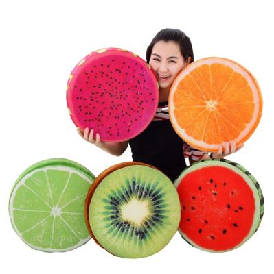 China 3D Massage Printing Fruit Shaped Cushion Comfort Foam Seat Pillow for sale