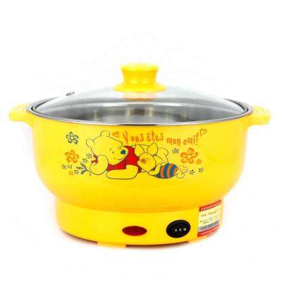 China 1.6L Special Design Electric Cooker Shabu-shabu Multiple Cooking Widely Used Hot Pot For Noodles Rice Pasta Soups Boiling Water for sale