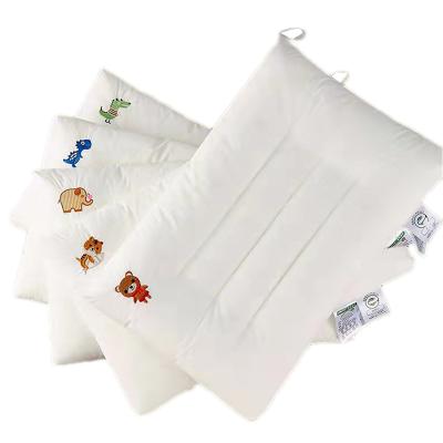 China High Quality Cotton Animal Antibacterial Physical Pillow Breathable Sleeping Children Pillow for 0-12 for sale