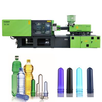 China PET Preform Machine Horizontal SK 280 Plastic Injection Molding Machine For PET Preform PVC Buckets for sale