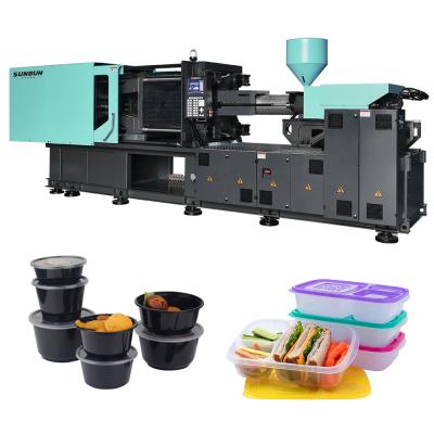 China 250 Ton High Speed ​​Thin Wall Horizontal Plastic Container Injection Molding Machine Price for sale