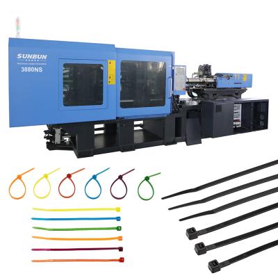 China Sunbun 3880NS Horizontal Nylon Cable Tie Making Machine Automatic Injection Molding Machine for sale