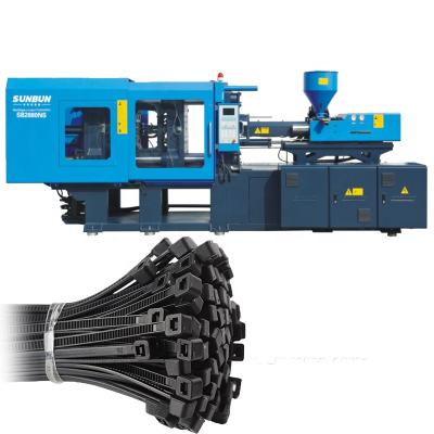 China China Sunbun 2880NS 288 Ton High Speed ​​Cable Tie Horizontal Professional Nylon Injection Molding Machine With Servo Motor for sale