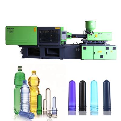 China Horizontal 280 Ton Plastic Injection Molding Machine For Plastic PET Preform Machinery for sale