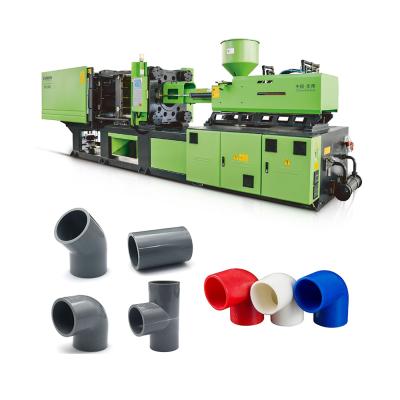 China PVC PPR Horizontal Series Pipe Fitting Injection Machine Preforming Servo Motor Injection Molding Machine for sale