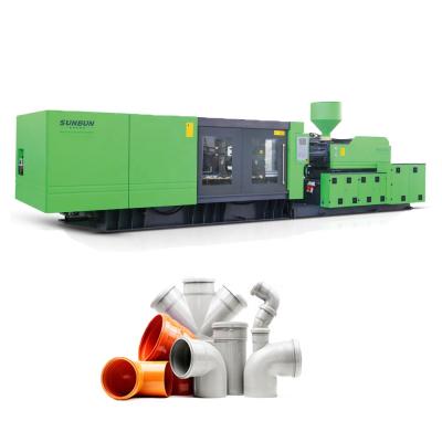 China China 580 Ton UPVC Horizontal Good Quality Pipe Fitting Making Plastic Injection Molding Machine Price for sale