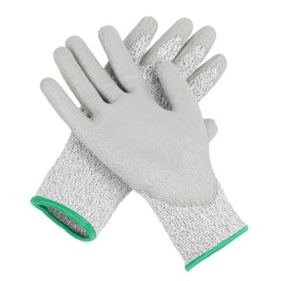 China 13G HPPE Cut-Resistant Fiberglass Coating Palm Anti Cut Level 5 Cut Resistant Gloves Anti-cut Safety Gloves for sale