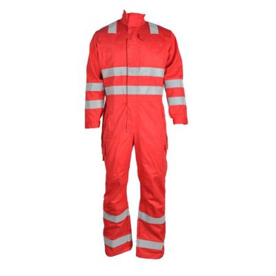 China Anti-Flame Industrial Reflective Men Workwear Uniform Manufacturing Safety Clothes Fire Oil Resistant Waterproof Workwear for sale