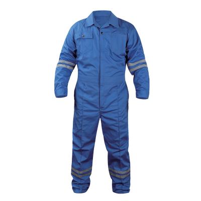 China overall 100% Anti-flame cotton safety clothing anti flame overall work for men for sale