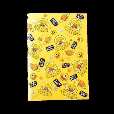 China Eco-friendly Paper Saddle Quilted A5 A6 Binding Notebook Sewing Notebooks With Cartoon Printing for sale