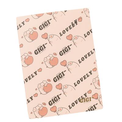 China Maihe Gigi Pig Cute Design Promotion Yarn Notebook Printed Sewing College Ordered Lovers B5 Custom Softcover Notebooks For Statione for sale