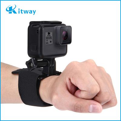 China Support Camera Sports Action Camera Accessories Wrist Band with screw for gopro hero 10 xiaoyi 9 8 7 6 5 GP93 camera for sale