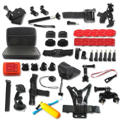 China 48-in-1 Camera Accessories Set Sports Camera Accessory Bundle for 9 Go K-17 Pro Camera for sale