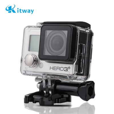 China Replacement High Quality Waterproof Case Protective Housing For GoPro Hero 4 Sport 3+Outside Camera For Underwater Use Resistant Up To (45m) for sale