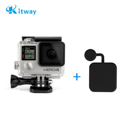 China High Quality Waterproof Plastic Action Camera Housing+lens PC Skeleton Cover 35m For Gopro 3+/4 for sale