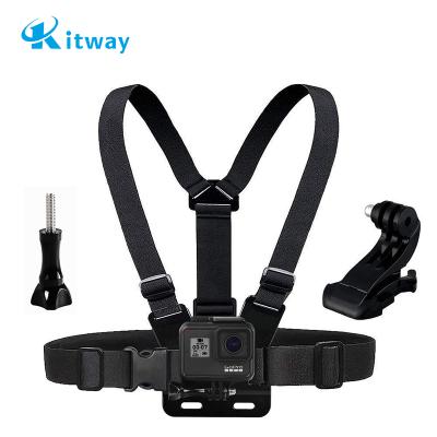 China Quick Delivery Time Trunk Strap Mount Belt for Gopro Hero 10 9 8 7 6 5 4 3 Max 3+ 4K Action Camera Trunk Mount Harness for sale