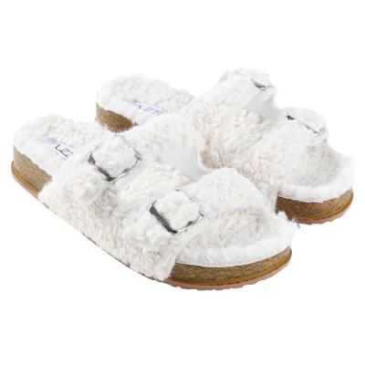 China Custom Soft Plush Slide Fashion Trend LOGO LOGO Furry Slippers Home Shoes Flip Flop Indoor Outdoor Fur Women's Sandals for sale