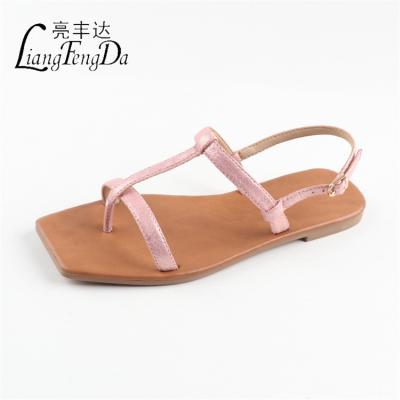 China Latest Fashion Trend Mujer Flat Sandals For Summer Female Women's Slippers Ladies Slides Sandals Shoes for sale