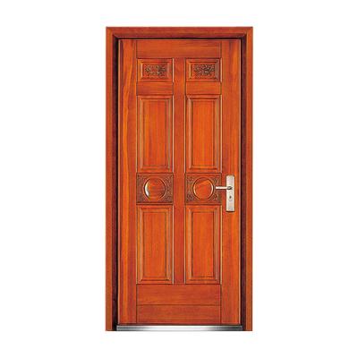 China Anti-Theft Factory Exterior Steel Door Soundproof Steel Wood Armored Security Door for House for sale