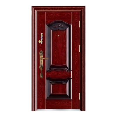 China Anti-Theft Affordable Exterior Front Doors Steel Door Apartment Security Doors for sale