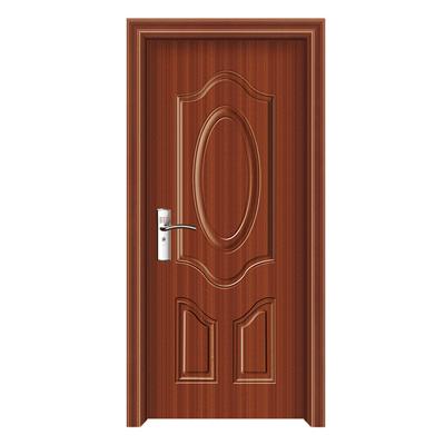 China Sound Insulation Wholesale high quality modern interior pvc solid wood door for hotel for sale