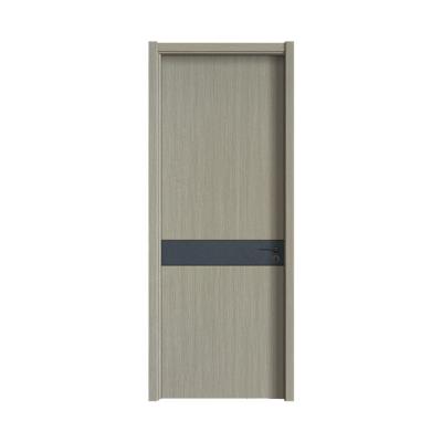 China Sound Insulation Strength Factory Melamine Laminated Door Modern Design Interior Melamine Wooden Door for Apartment for sale