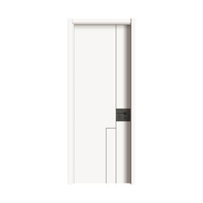 China Sound Insulation Simple Wooddoor Design Interior Panel Wooden Door Solid Wood Inteior Door for sale