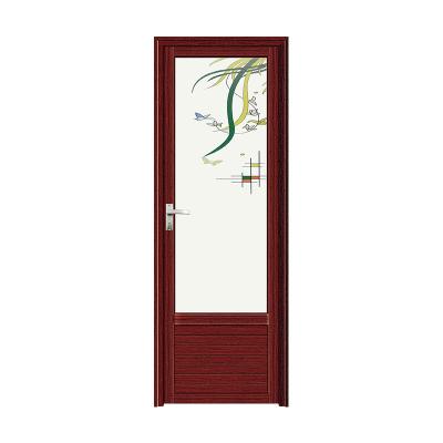 China Custom Modern Waterproof Bathroom Soundproof Door Aluminum Alloy Toilet Door For Bedroom for sale