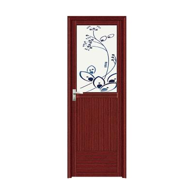 China Manufacturer Newest Design Waterproof Aluminum Alloy Door Indoor Toilet Door for sale