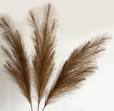 China Hot Selling Pampas Grass Faux Silk Artificial Flowers 120cm From Amazon For Home Decor And Wedding Decoration for sale