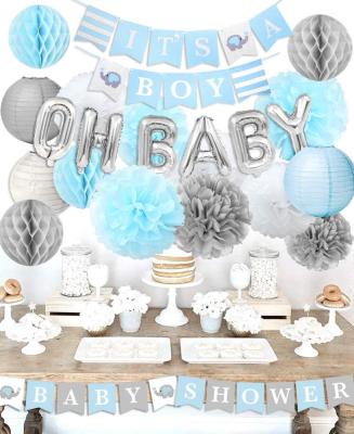 China Wholesale Disposable Baby Shower Eco - Friendly Kind Oh Reveal Decoration Set Supplies for sale