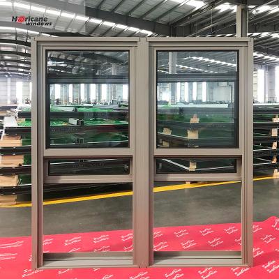 China Australian Standard Commercial Aluminum Frame Screen Sliding Sliding Single Hung Shatterproof Sliding Glass Windows Security Screen For Sale for sale