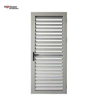 China NFRC AS2047 Modern Standard Custom Aluminum Single Hinged Swing Canopy Outdoor Aluminum Door for sale