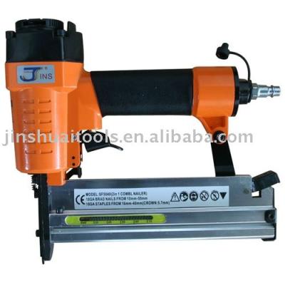 China Nail Gun, Pneumatic Nailer Stapler, 2-in-1 Stapler and Nailer (SF5040-B) 200000times for sale