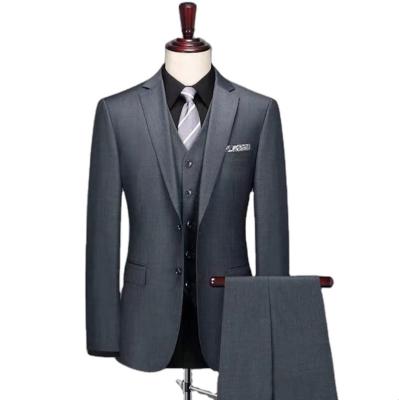 China Anti-wrinkle business casual high quality men's suit formal men's tailored striped suits for sale