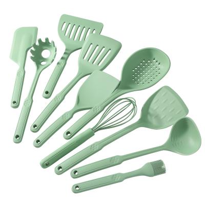 China Sustainable Kitchen Utensil Set Kitchenware Spatula Spoon Non-Stick Baking Accessories Cookware Set Silicone 12pcs Food Grade OEM Wholesale for sale