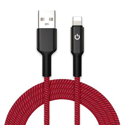 China Mobile Phone 1M Led Usb Cable Led Charger Cable Usb Led Phone Micro Usb Data Cable For iPhone for sale