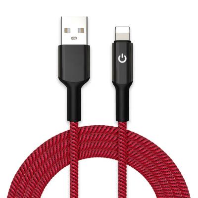 China LED Smartest Products 2022 Auto Power Off Smart Charging Cable Led Charging Cable For Iphone Micro USB Type-C for sale