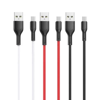 China Hot Selling Liquid Silicone 3a Data Cable Fast Charging And Transferring Type C USB Data Cable For Phone for sale