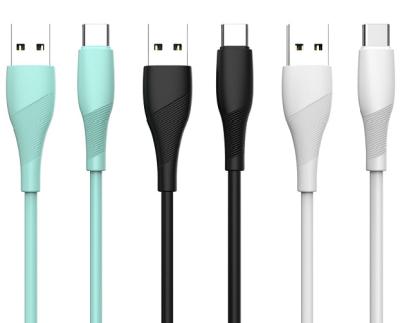 China Data Macaron Charging + PVC Brushed USB Charging Cable For Android IPH Data Cable Fast Charging Mobile Phone for sale