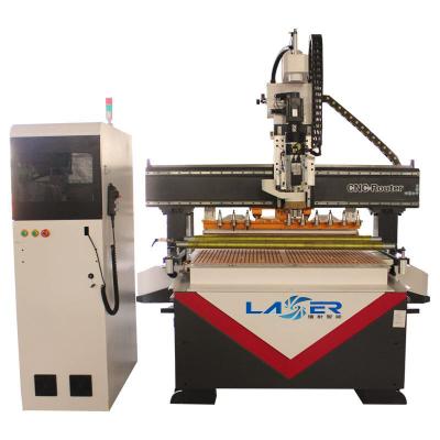 China 1325 Wood Working ATC CNC Router For Wood Cabinet Door Making Linear Type for sale