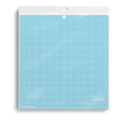 China Crafts Nicapa Light Grip Sticky Non-Slip Blue Cutting Mat For Silhouette Cameo 4/3/2/1 Props Cutting Mats 12x12 Inch for sale