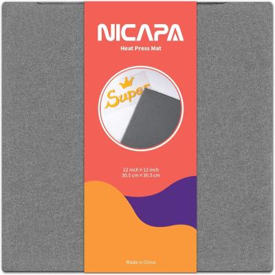 China Fabric Nicapa Insulation Pad Heat Press Mat Ironing Pad 9x9 Heat Press Machine Craft Vinyl Sublimation Heat Transfer Pad for sale