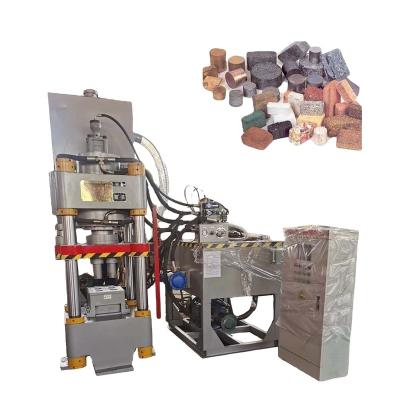 China Big Press Metal Scrap Metal Block Cake Molding Machine Iron Pin Chips Extrusion Machine Block Press for sale