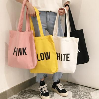 China Wholesale Custom Handled Printed Eco Friendly Recycle Eco Simply Organic Canvas Women Cotton Reusable Bag for sale