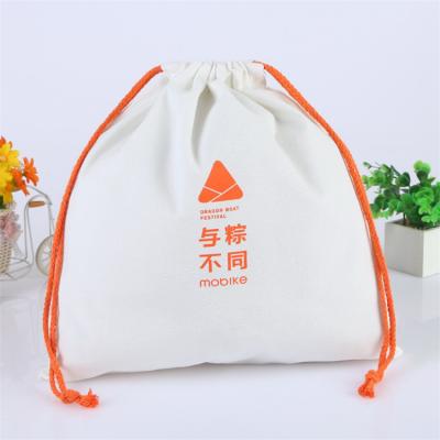 China New Arrivals Hot Sale Fashionable Eco Friendly Cotton Handled Logo Bag Suction String Custom Canvas Bags Organic for sale